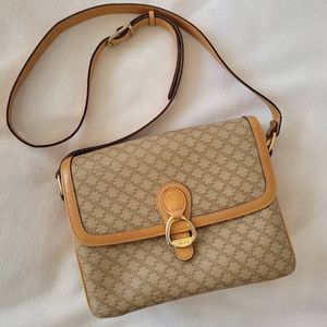 Vintage Celine Macadam Half Horsebit Shoulder bag